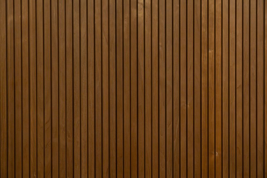 Saunas apdares termo dēļi ar Sharp-F2 profilu salikti kopā