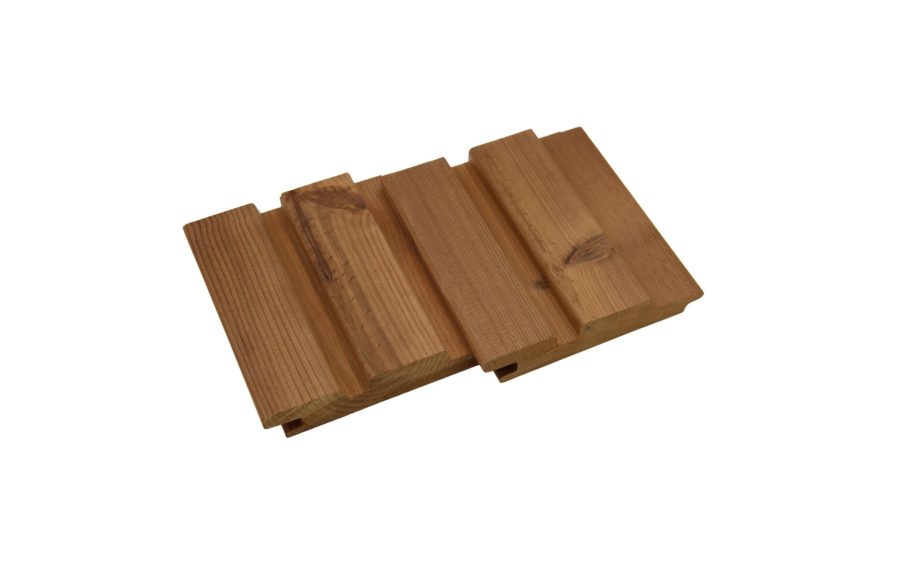 Ārsienu apdares dēļi TERMO Priede 26x140 DOUBLE RHOMBO A