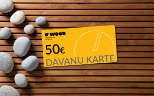 O'wood dāvanu karte 50 EUR vērtībā