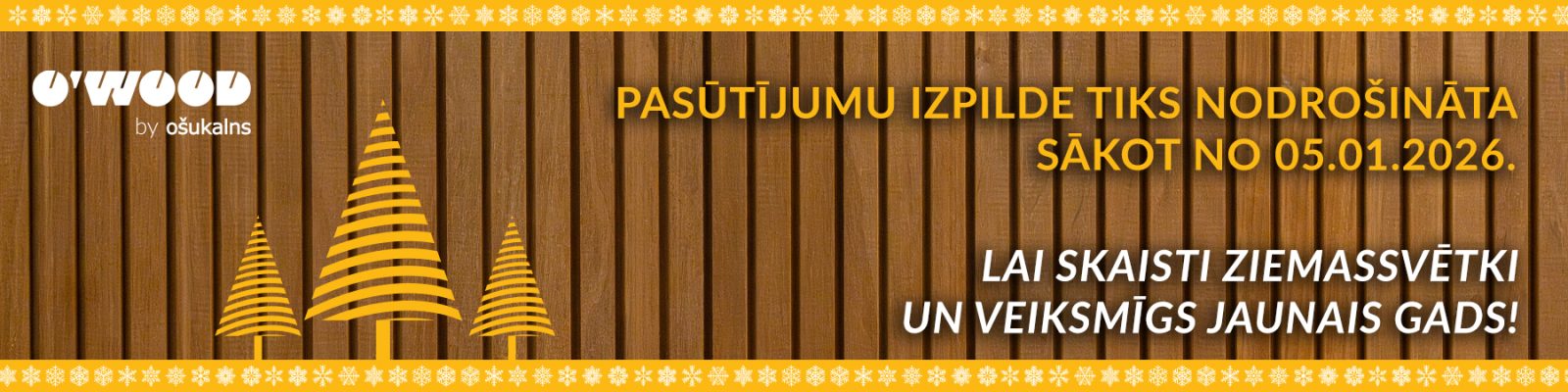 Owood 2025 Ziemassvētku darba laiks
