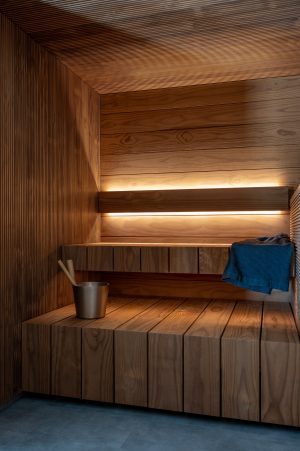 Realizēts saunas projekts ar Termo Radiata lāvas elementiem