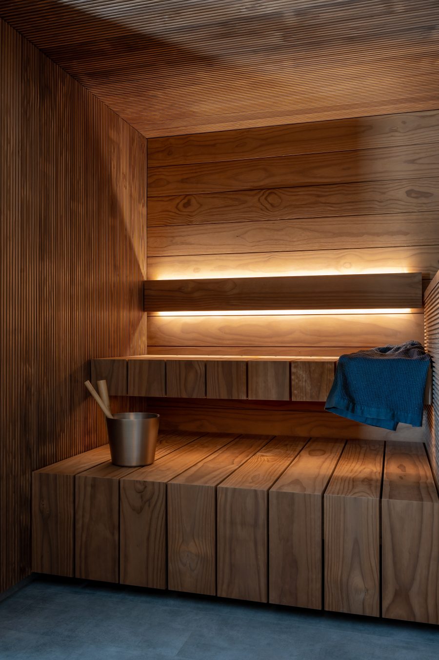 Realizēts saunas projekts ar Termo Radiata lāvas elementiem